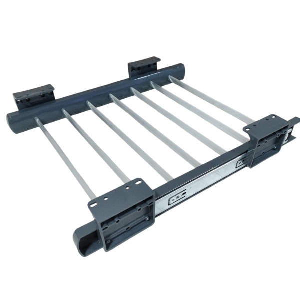 50x47 -Dolap İçi Raylı Pantolonluk Askılığı cm (Üst Rafa Montajlı)