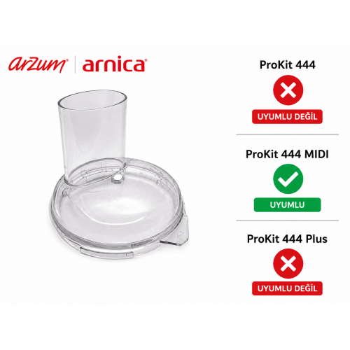 Arzum Arnica Prokit 444 Mini Mutfak Robotu Hazne Kapağı
