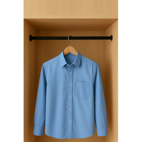 100 cm Dolap Askı Borusu Siyah – Ücretsiz Kesim Hizmeti